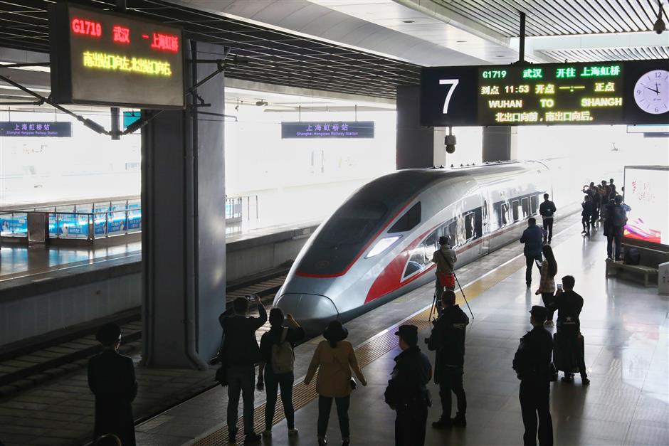 First train arrives from Wuhan as lockdown ends