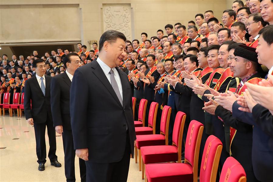 CHINA-BEIJING-XI JINPING-ROLE MODELS-MEETING (CN)